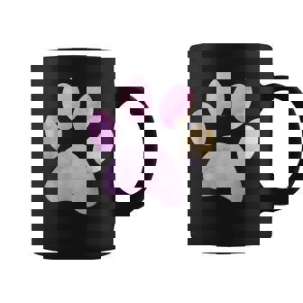 Dog Paw Colorful Print Dog Love Pet Paw Coffee Mug | Mazezy