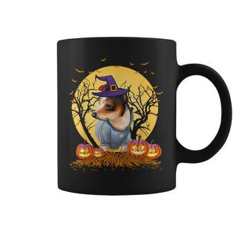 Dog Rat Terrier Holiday 365 Halloween Rat Terrier Dog Pumpkin 158 Coffee Mug - Monsterry