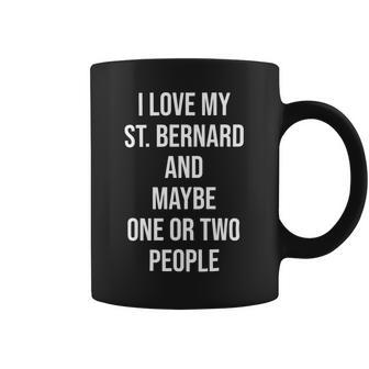Dog Saint Bernard Funny St Bernard Saint Bernard Puppy Dog Owner Gift Coffee Mug - Monsterry DE