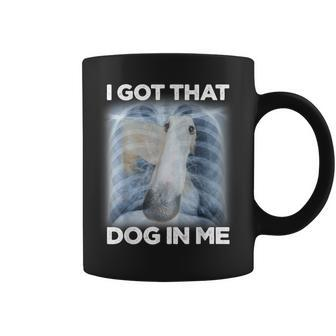 I Got That Dog In Me Xray Meme Borzoi Dog Gymer Sport Gym Coffee Mug - Thegiftio UK
