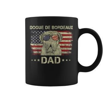 Dogue De Bordeaux Dad Dog Lovers American Flag 4Th Of July Coffee Mug - Seseable