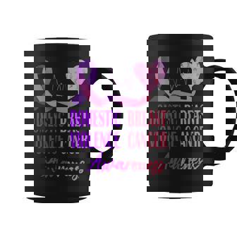 Domestic Violence And Breast Cancer Awareness Month Support Coffee Mug - Thegiftio