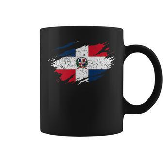 Dominican Flag Vintage Dominican Republic Pride Roots Coffee Mug | Mazezy
