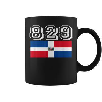 Dominican Republic Flag Area Code 829 Dr Coffee Mug | Mazezy