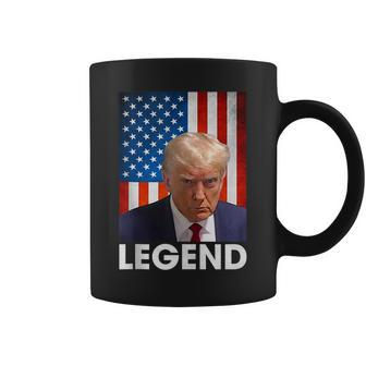 Donald Trump 2024 Shot President Legend American Flag Coffee Mug | Mazezy