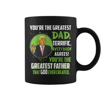 Donald Trump Fathers Christmas Gift For Christian Maga Dad Coffee Mug | Mazezy