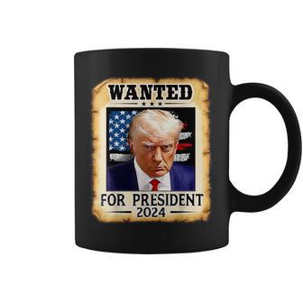 Donald Trump Shot Wanted For US President 2024 Coffee Mug | Mazezy