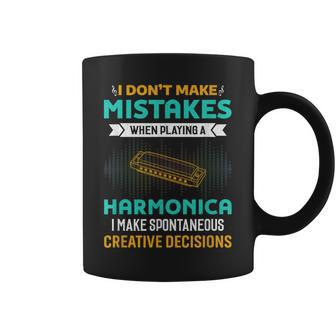 I Don't Make Mistakes When Playing Harmonica Music Coffee Mug | Mazezy