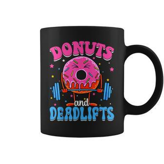 Donut And Deadlifts Barbell Doughnut Lover Girls Boys Son Coffee Mug | Mazezy