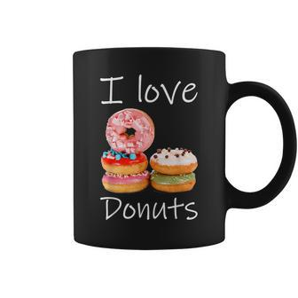 Donut Lover I Love Donuts Doughnut Sprinkles Coffee Mug | Mazezy