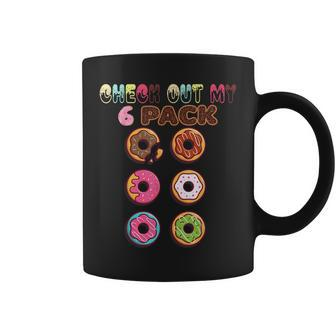 Donut Workout Check Out My Six Pack Funny Gym 2023 Coffee Mug - Thegiftio UK
