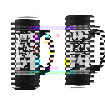 Dope Black Dad New Dad Fathers Day Gift African American Dad Coffee Mug - Thegiftio