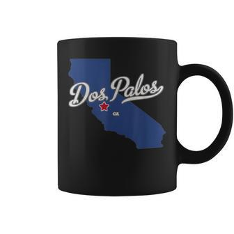 Dos Palos California Ca Map Coffee Mug | Mazezy