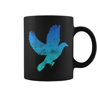 Dove Bird Flying Pigeon Vintage Coffee Mug | Mazezy