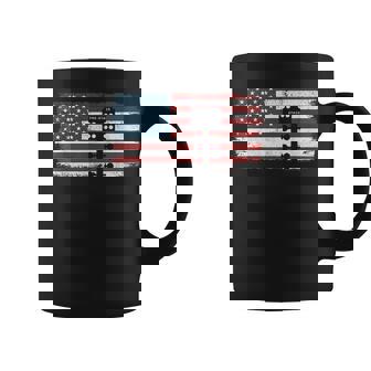 Drag Racing Race Car American Flag Vintage Racing Funny Gifts Coffee Mug | Mazezy