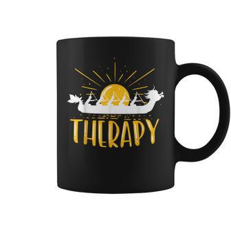 Dragon Boat Is My Therapy I Paddle Dragonboat Coffee Mug | Mazezy UK