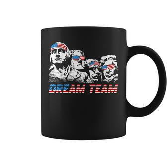 Dream Team President American Flag Patriotic 4Th Of July Coffee Mug | Mazezy
