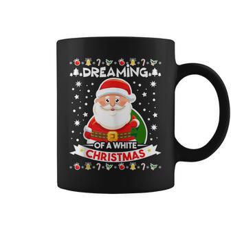 Dreaming Of A White Christmas Ugly Christmas Sweater Coffee Mug - Monsterry UK