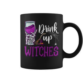 Drink Up Witches Wine Lover Drinking Halloween Costume Coffee Mug - Seseable