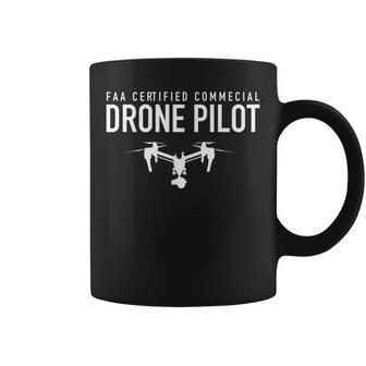 Drone Uav Uas Faa Quadcopter Pilot Part 107 Coffee Mug | Mazezy
