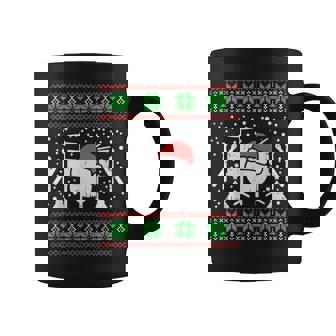 Drums Ugly Christmas Sweater Music Band Xmas Drummer Pj Coffee Mug | Mazezy