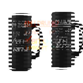 Am I Drunk Bitch I Might Be Drinking Coffee Mug | Seseable UK