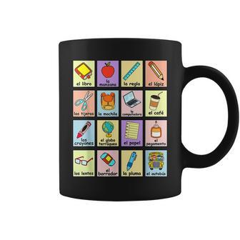 Dual Language Crew Bilingual Spanish Teacher Back To School Coffee Mug - Seseable