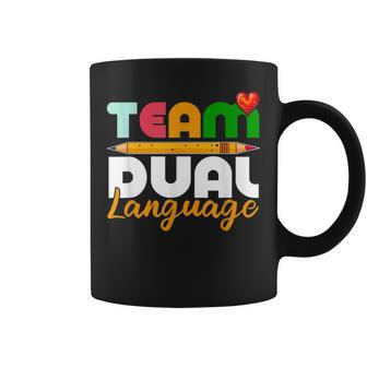 Dual Language Teachers Back To School Squad Coffee Mug - Seseable