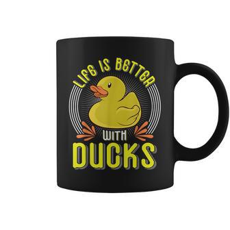 Duck Breeder Life Is Better With Ducks Duck Fans Duck Holder Coffee Mug | Mazezy
