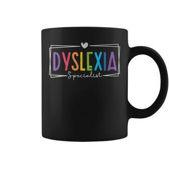 Dyslexia Teacher Dyslexia Therapist Specialist Squad Team Coffee Mug - Monsterry CA