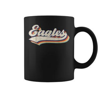 Eagles Surname Eagles Name Personalized Vintage Retro Eagles Coffee Mug - Seseable