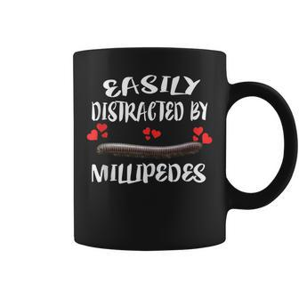 Easily Distracted By Millipedes Animal Lover Coffee Mug | Mazezy