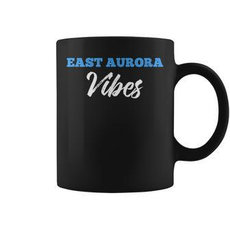 East Aurora Vibes Simple City East Aurora Coffee Mug | Mazezy