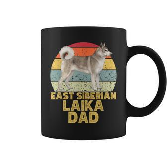 East Siberian Laika Dog Dad Retro My Dogs Are My Cardio Coffee Mug | Mazezy
