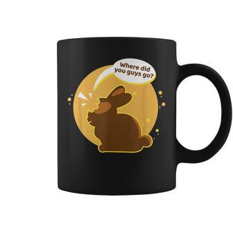 Easter Chocolate Bunny Rabbit Funny Whered You Go Matching Gift For Women Coffee Mug - Thegiftio UK