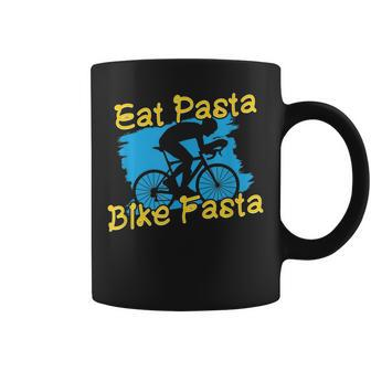 Eat Pasta Bike Fasta - I Love Italian Pasta Coffee Mug | Mazezy UK