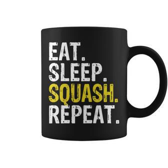 Eat Sleep Squash Repeat Coffee Mug | Mazezy
