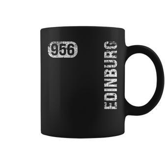 Edinburg Texas 956 Area Code Vintage Retro Coffee Mug | Mazezy