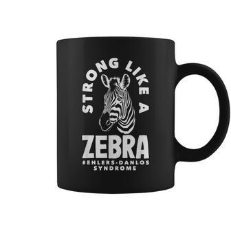 Ehlers Danlos Syndrome Eds Awareness Ribbon Zebra Coffee Mug | Mazezy