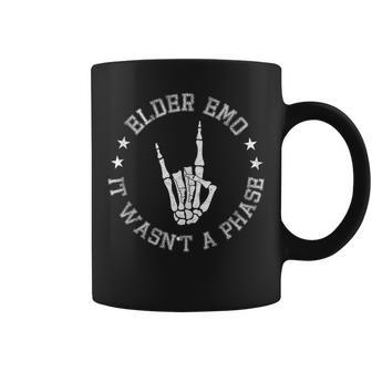 Elder Emo It Was Never A Phase For Old Fans Of Emo Music Coffee Mug - Seseable