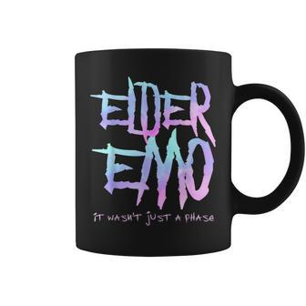 Elder Emo It Wasnt Just A Phase - Funny Emo Goth Coffee Mug - Seseable