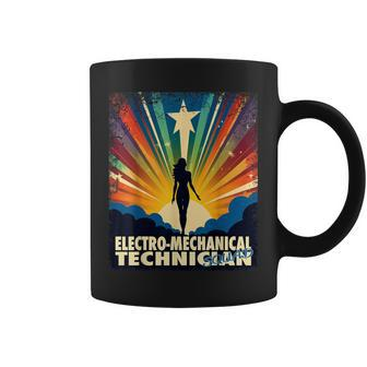 Electro-Mechanical Technician Female Hero Job Women Coffee Mug | Mazezy