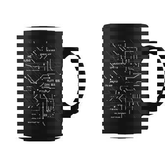 Electronic Music Circuit House Breakbeat Dubstep Ebm Music Coffee Mug | Mazezy