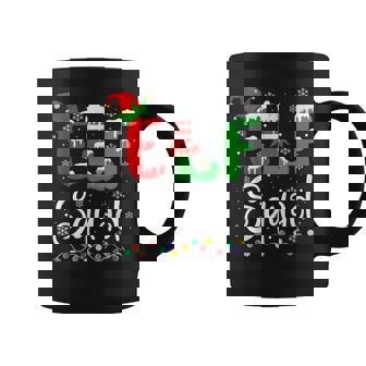 Elf Squad Elf Family Christmas Matching Pajamas Xmas Coffee Mug | Mazezy