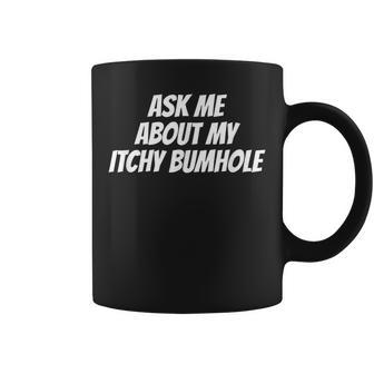 Embarrassing Bachelor Party Forfeit Itchy Bum Groom Coffee Mug | Mazezy