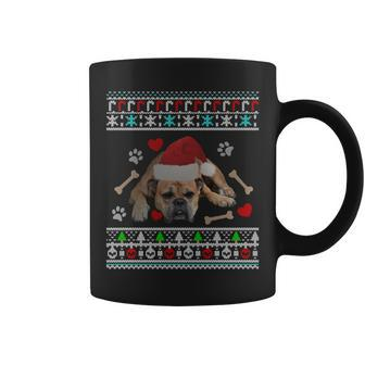 English Bulldog Ugly Christmas Sweater Xmas Coffee Mug - Monsterry AU