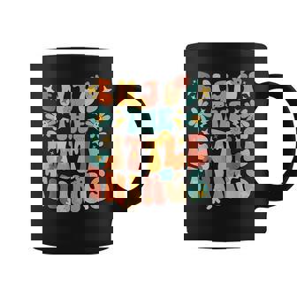Enjoy The Little Things Positive Sayings Groovy Retro Women Coffee Mug - Thegiftio