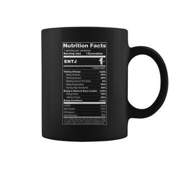 Entj The Commander Personality Nutrition Facts Coffee Mug | Mazezy