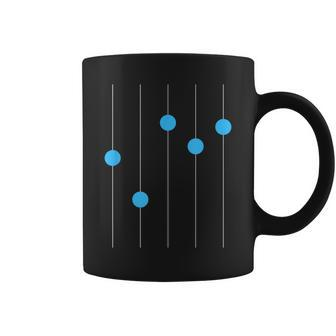 Equalizer Dubstep Minimal Techno Graphic Coffee Mug | Mazezy