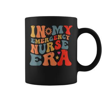 In My Er Nurse Era Retro Emergency Retro Groovy Nurse Women Coffee Mug | Mazezy